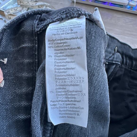 MADEWELL Petite Perfect Vintage Ankle Jean Claybrook Wash Black Size 26P - Picture 10 of 11